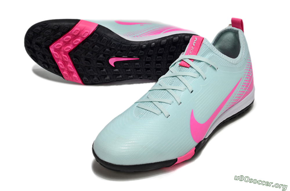 Nike Air Zoom Mercurial Vapor 16 Pro TF Football Shoes - Jade/Pink/White 0