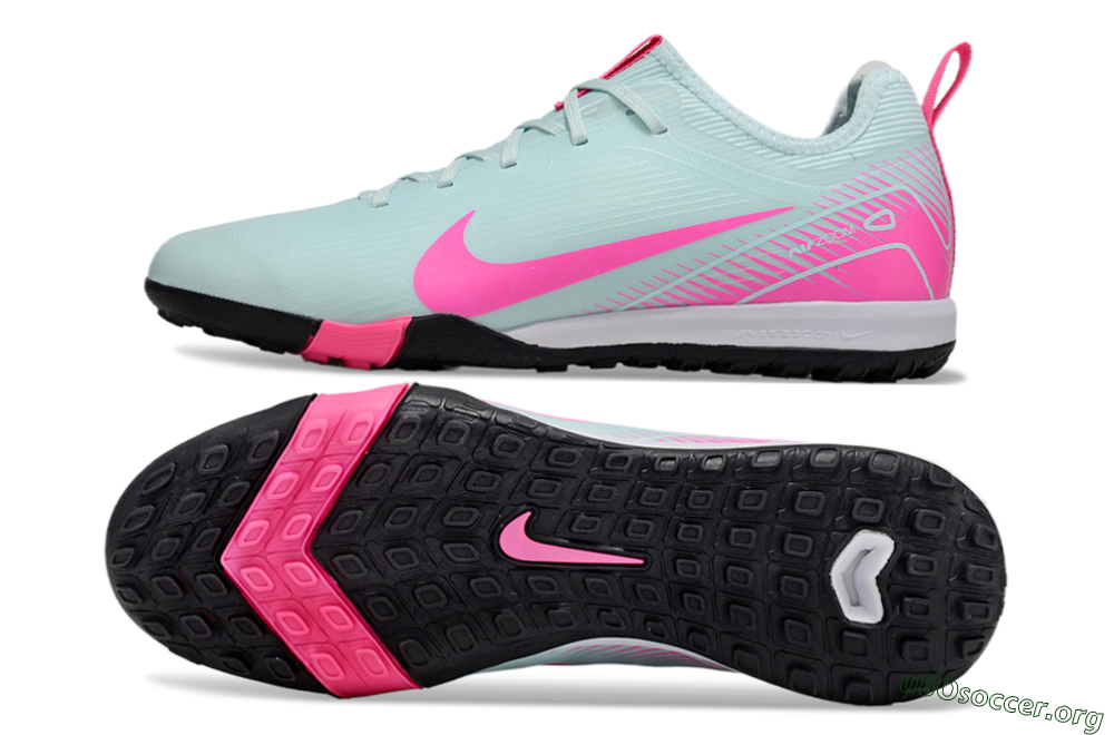 Nike Air Zoom Mercurial Vapor 16 Pro TF Football Shoes - Jade/Pink/White 1