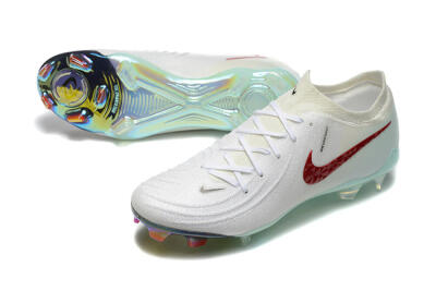 Nike Phantom Luna Elite FG Football Boots - White/Red/Jade