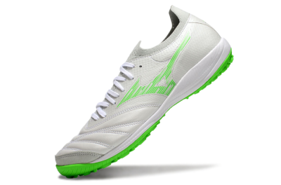 Mizuno Morelia Neo Sala M8 TF Football Shoes - Grey/Green/White