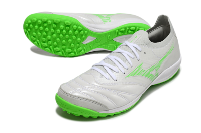 Mizuno Morelia Neo Sala M8 TF Football Shoes - Grey/Green/White