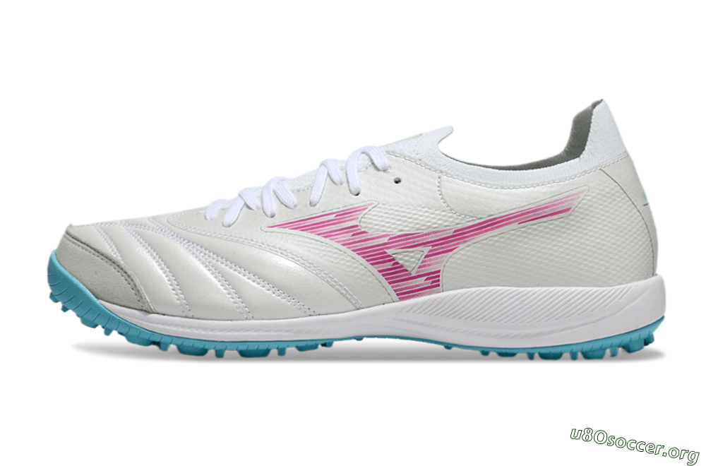 Mizuno Morelia Neo Sala M8 TF Football Shoes - Beige/Pink/Grey 3