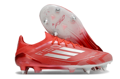 Adidas F50 Elite SG Football Boots - Red/Silver