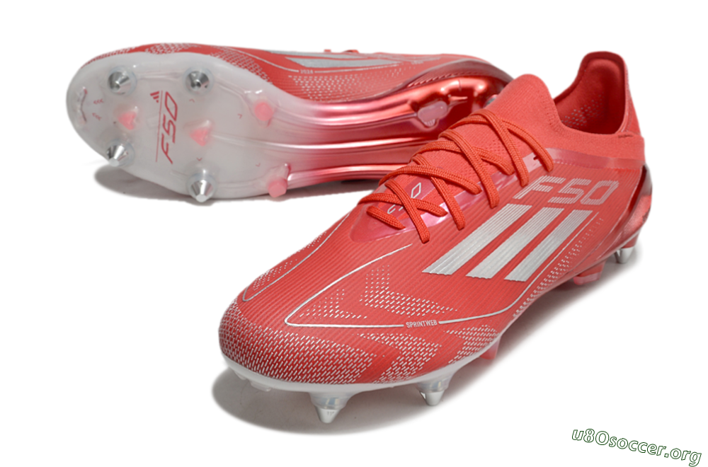 Adidas F50 Elite SG Football Boots - Red/Silver 0