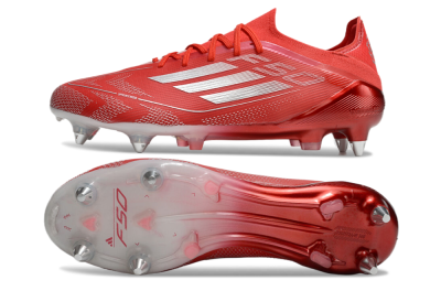 Adidas F50 Elite SG Football Boots - Red/Silver