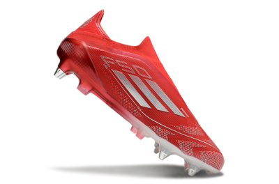 Adidas F50 Elite Laceless SG Football Boots - Red/Silver