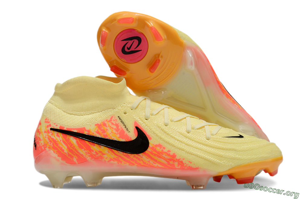 Nike Phantom Luna Elite NU FG Football Boots - Yellow/Black/Red 2