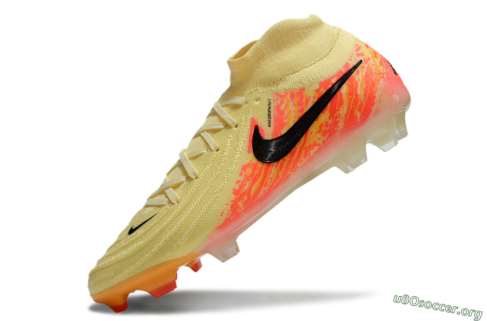 Nike Phantom Luna Elite NU FG Football Boots - Yellow/Black/Red 5