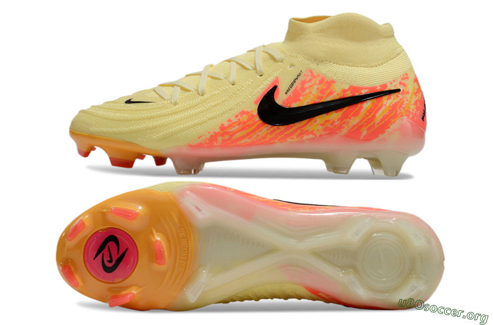 Nike Phantom Luna Elite NU FG Football Boots - Yellow/Black/Red 1