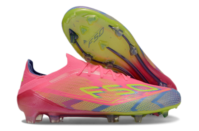 Adidas F50 Elite FG Football Boots - Pink/Blue/Yellow