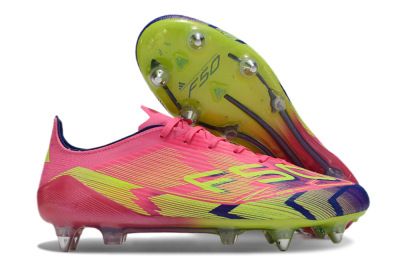 Adidas F50 Elite SG Football Boots - Pink/Blue/Yellow