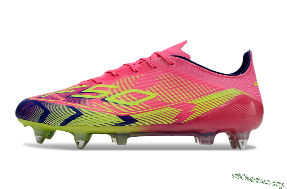 Adidas F50 Elite SG Football Boots - Pink/Blue/Yellow 3