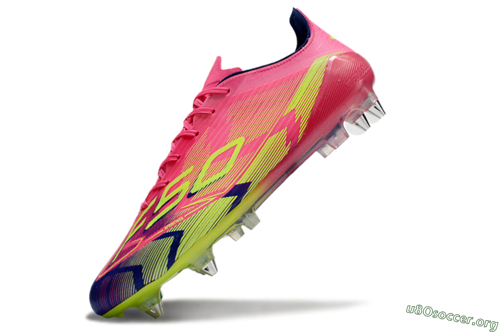 Adidas F50 Elite SG Football Boots - Pink/Blue/Yellow 5