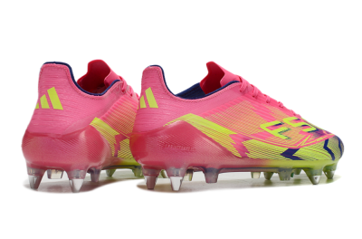 Adidas F50 Elite SG Football Boots - Pink/Blue/Yellow