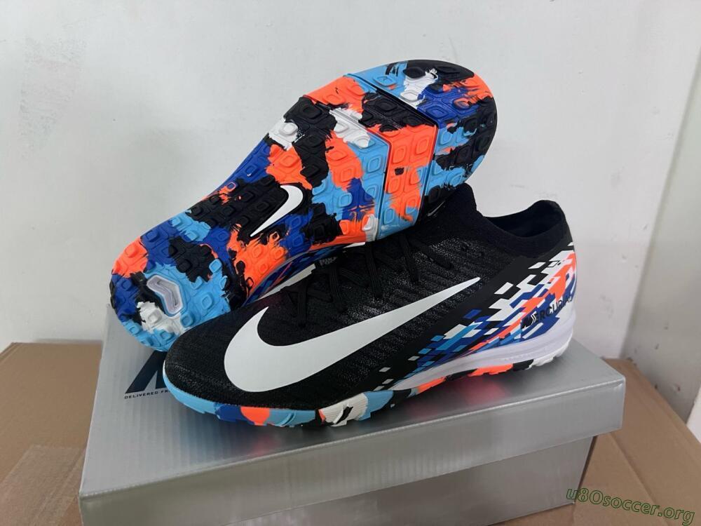 Nike Air Zoom Mercurial Vapor 16 Elite TF Football Shoes - Black/Blue/Orange