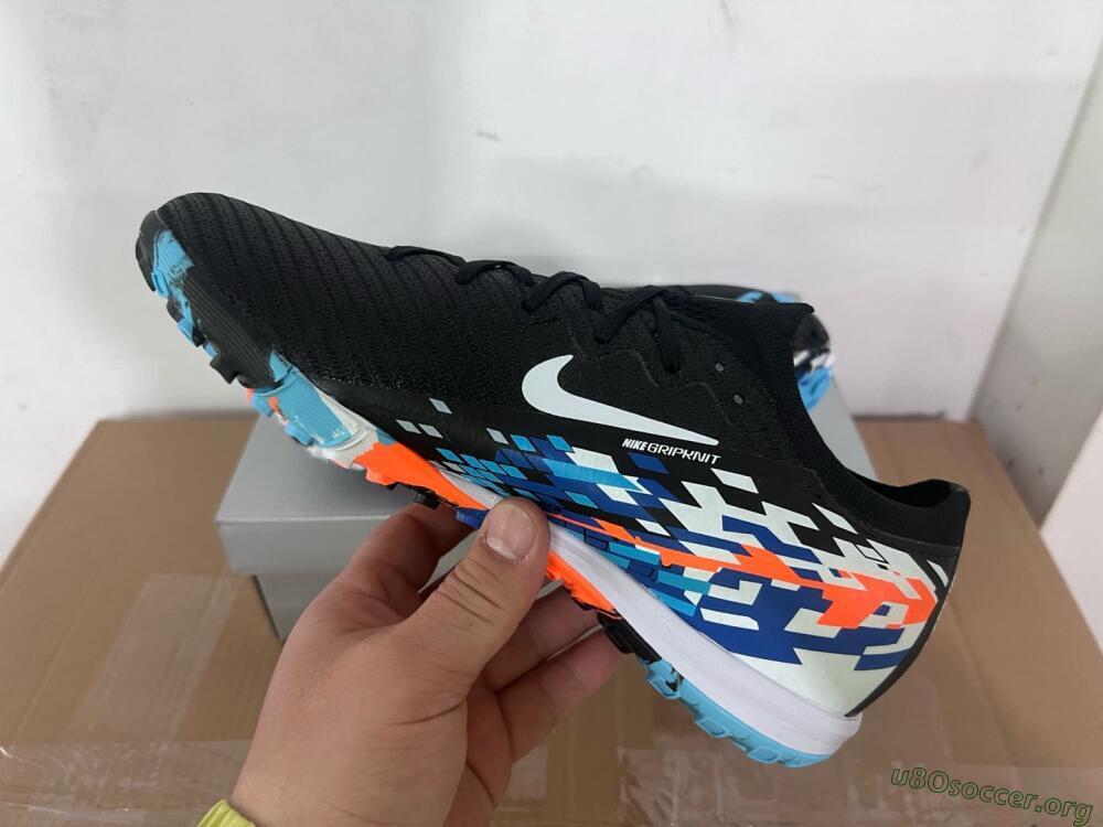 Nike Air Zoom Mercurial Vapor 16 Elite TF Football Shoes - Black/Blue/Orange