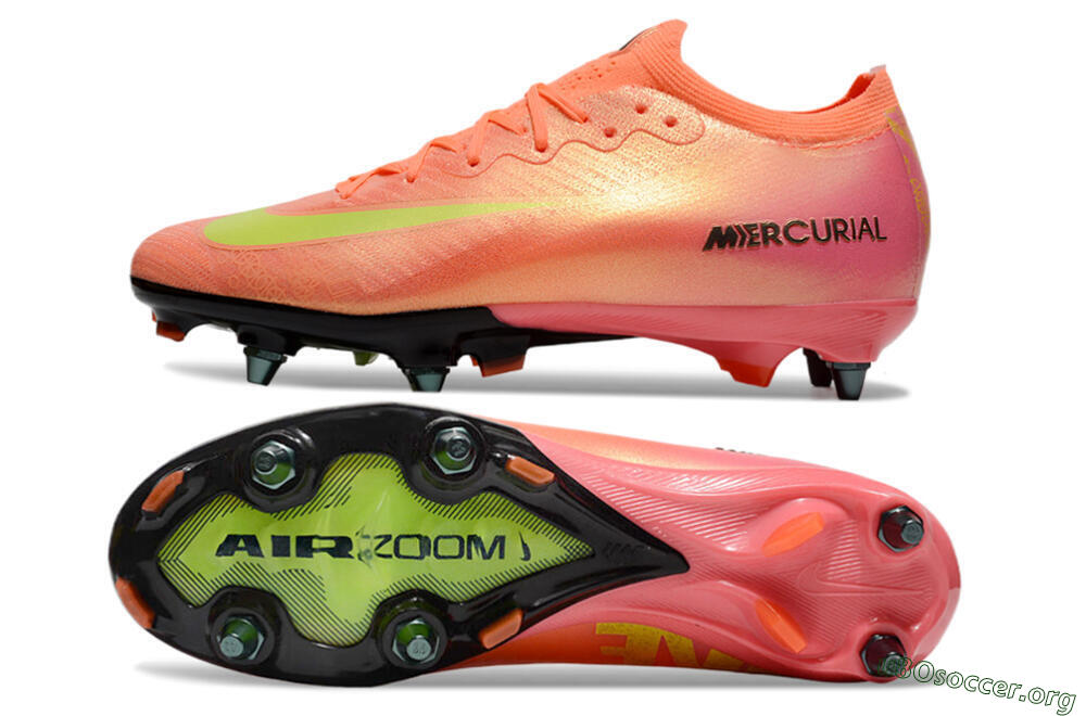 Nike Air Zoom Mercurial Vapor 16 Elite SG Football Boots - Red/Yellow/Black 1