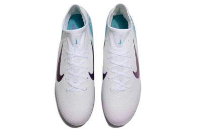 Nike Air Zoom Mercurial Superfly 10 Elite SG Football Boots - White/Purple/Blue