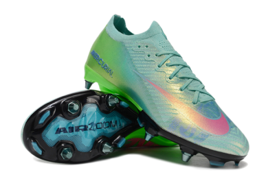 Nike Air Zoom Mercurial Vapor 16 Elite SG Football Boots - Jade/Pink/Blue