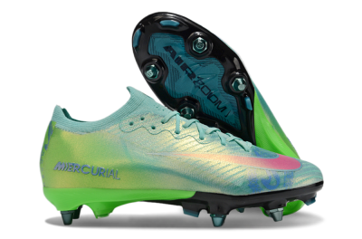 Nike Air Zoom Mercurial Vapor 16 Elite SG Football Boots - Jade/Pink/Blue