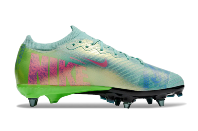 Nike Air Zoom Mercurial Vapor 16 Elite SG Football Boots - Jade/Pink/Blue
