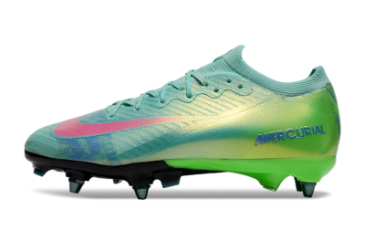 Nike Air Zoom Mercurial Vapor 16 Elite SG Football Boots - Jade/Pink/Blue