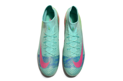 Nike Air Zoom Mercurial Superfly 10 Elite SG Football Boots - Jade/Pink/Blue