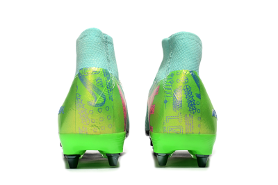 Nike Air Zoom Mercurial Superfly 10 Elite SG Football Boots - Jade/Pink/Blue