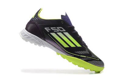Adidas F50 Pro TF Football Shoes - Purple/Yellow/White