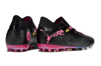 Puma Future Ultimate MG Football Boots - Black/Pink/Yellow