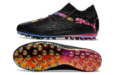 Puma Future Ultimate MG Football Boots - Black/Pink/Yellow