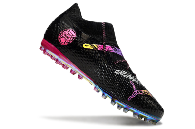 Puma Future Ultimate MG Football Boots - Black/Pink/Yellow