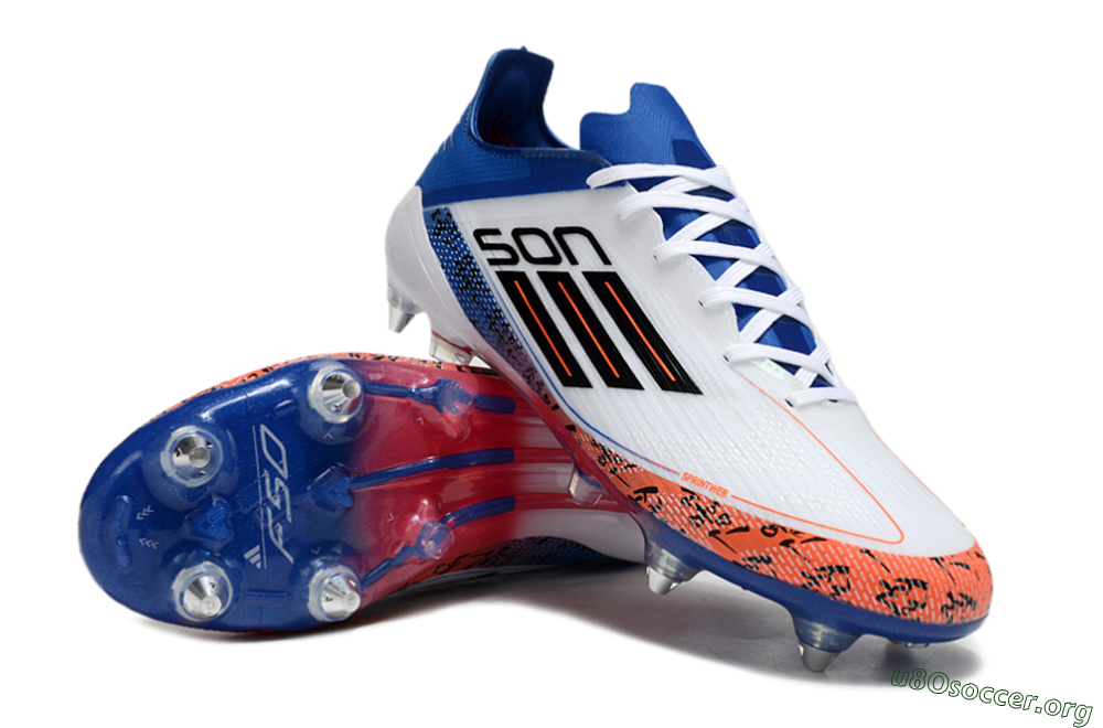 Adidas F50 Elite SG Football Boots - White/Black/Red/Blue 0