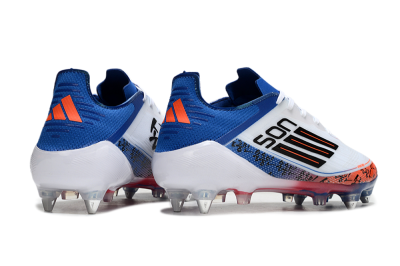 Adidas F50 Elite SG Football Boots - White/Black/Red/Blue