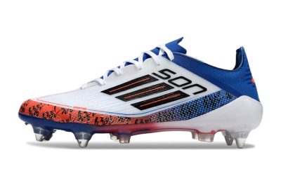 Adidas F50 Elite SG Football Boots - White/Black/Red/Blue