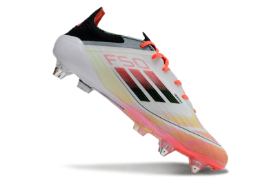 Adidas F50 Elite SG Football Boots - White/Red/Yellow/Black