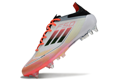 Adidas F50 Elite SG Football Boots - White/Red/Yellow/Black