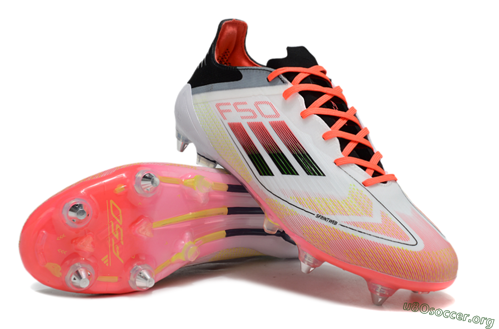 Adidas F50 Elite SG Football Boots - White/Red/Yellow/Black 0