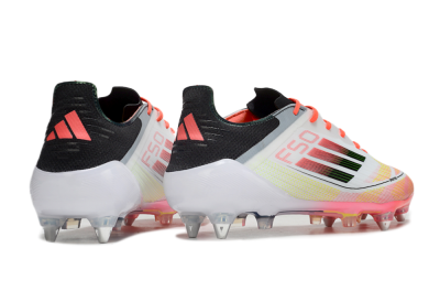 Adidas F50 Elite SG Football Boots - White/Red/Yellow/Black