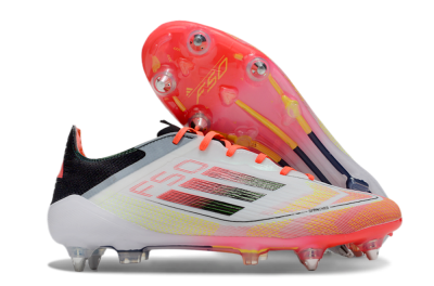 Adidas F50 Elite SG Football Boots - White/Red/Yellow/Black
