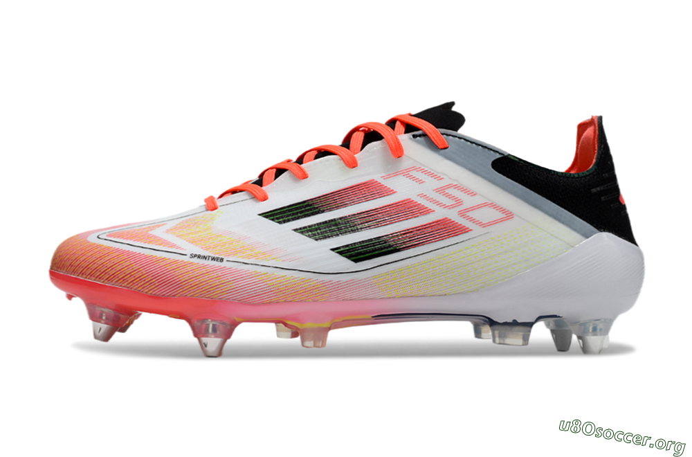 Adidas F50 Elite SG Football Boots - White/Red/Yellow/Black 3