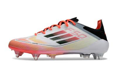 Adidas F50 Elite SG Football Boots - White/Red/Yellow/Black