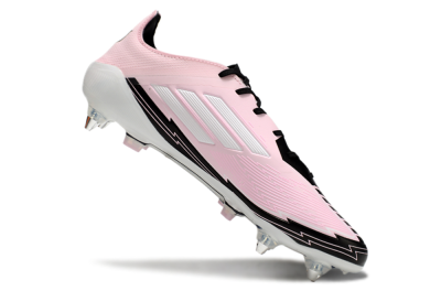 Messi x Adidas F50 Elite SG Football Boots - Pink/White/Black