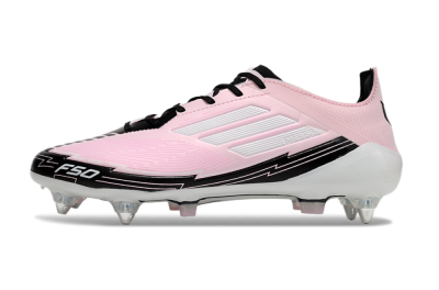 Messi x Adidas F50 Elite SG Football Boots - Pink/White/Black