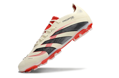 Adidas Predator 25+ Elite AG Football Boots - Beige/Red/Black