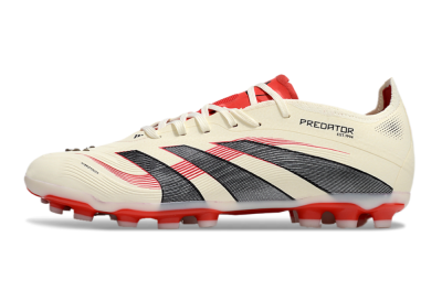 Adidas Predator 25+ Elite AG Football Boots - Beige/Red/Black