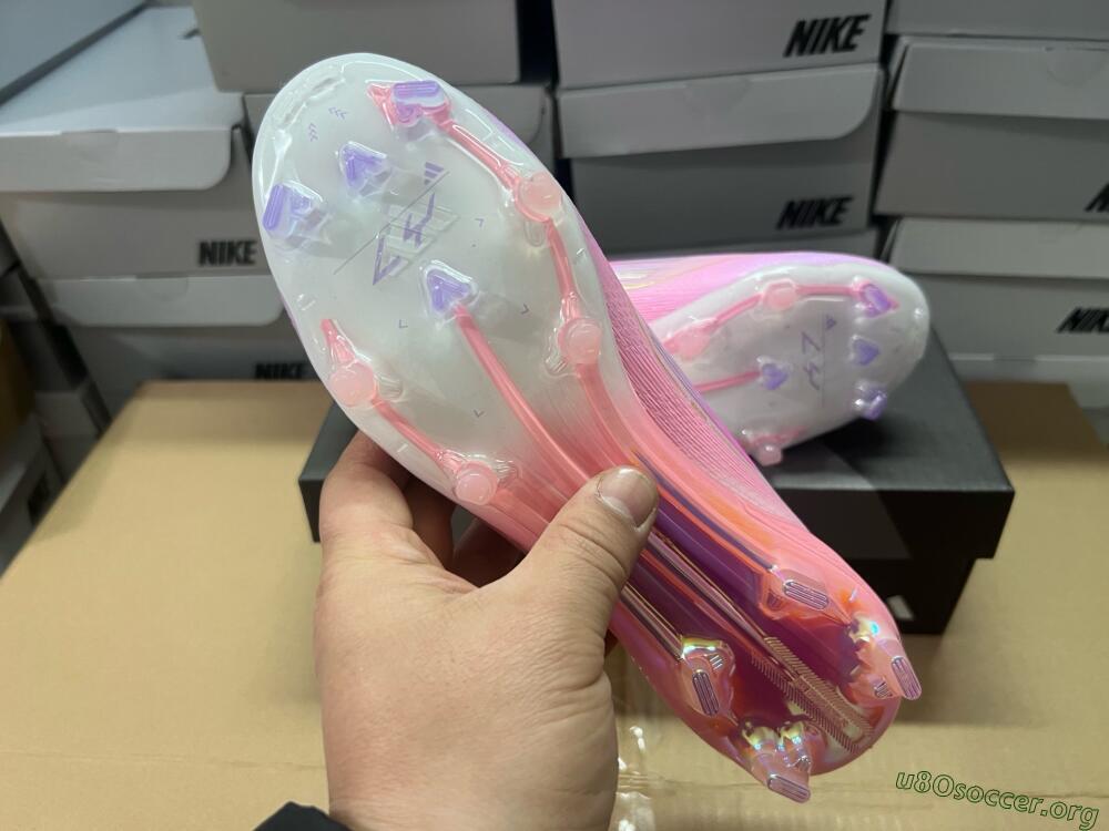 Adidas F50 Elite Laceless FG Football Boots - White/Pink/Gold