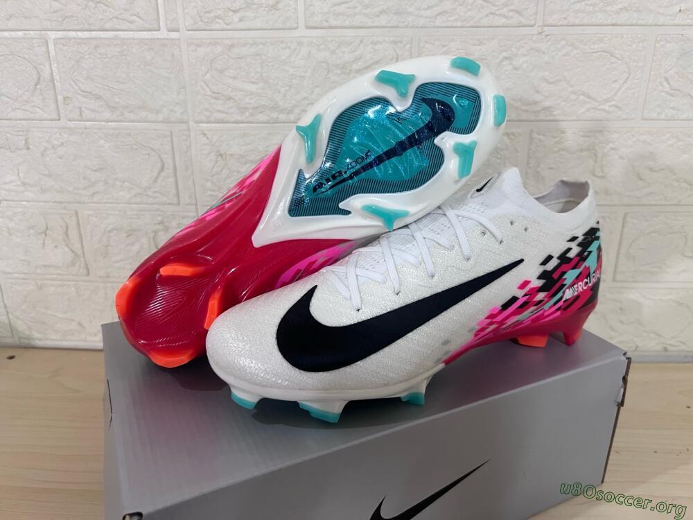 Nike Air Zoom Mercurial Vapor 16 Elite FG Football Boots - White/Black/Red