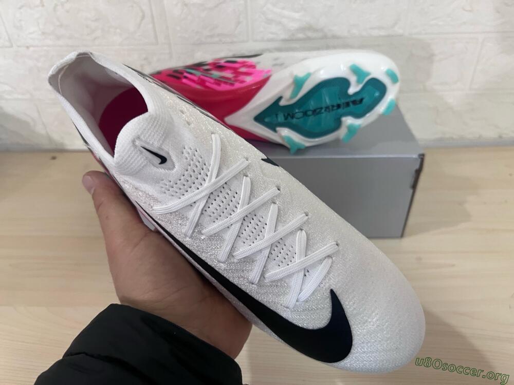 Nike Air Zoom Mercurial Vapor 16 Elite FG Football Boots - White/Black/Red