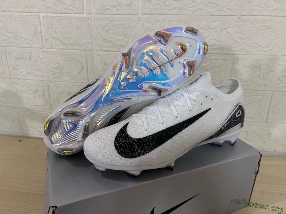 Nike Air Zoom Mercurial Vapor 16 Elite FG Football Boots - White/Black/Blue/Gold